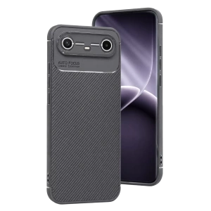 Hubrendy SH Newface Tecno Spark Slim 5g Auto Focus Karbon Kapak - Gri