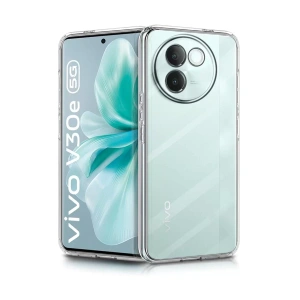 Hubrendy SH Newface Vivo V30e Kılıf Lüx Şeffaf Silikon