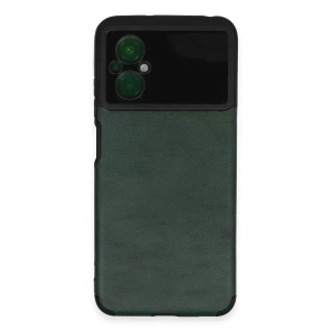 Hubrendy SH Newface Xiaomi Poco M5 Kılıf Loop Deri Silikon - Yeşil