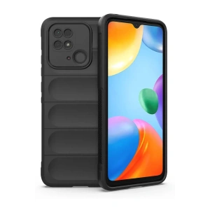 Hubrendy SH Newface Xiaomi Redmi 10c Kılıf Optimum Silikon - Siyah