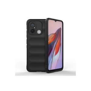 Hubrendy SH Newface Xiaomi Redmi 12c Kılıf Optimum Silikon - Siyah