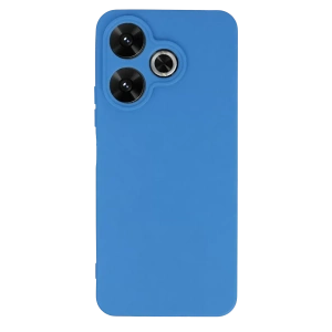 Hubrendy SH Newface Xiaomi Redmi 13 4g Kılıf First Silikon - Mavi