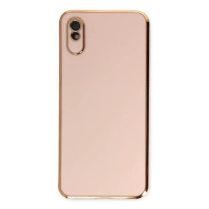Hubrendy SH Newface Xiaomi Redmi 9a Kılıf Volet Silikon - Pembe