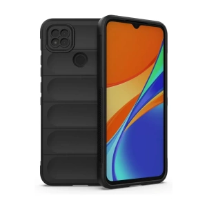 Hubrendy SH Newface Xiaomi Redmi 9c Kılıf Optimum Silikon - Siyah