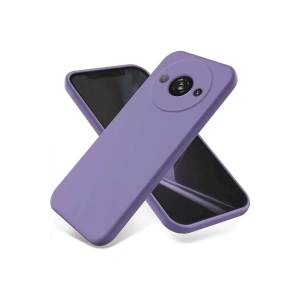 Hubrendy SH Newface Xiaomi Redmi A3 4g Kılıf First Silikon - Lila