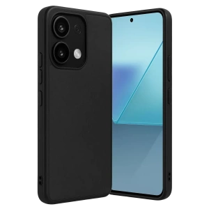 Hubrendy SH Newface Xiaomi Redmi Note 13 4g Kılıf Aras Deri Kapak - Siyah