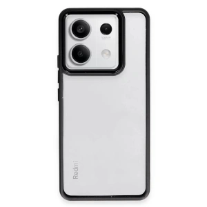 Hubrendy SH Newface Xiaomi Redmi Note 13 4g Kılıf Power Silikon - Siyah