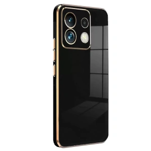 Hubrendy SH Newface Xiaomi Redmi Note 13 4g Kılıf Volet Silikon - Siyah