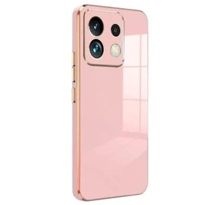 Hubrendy SH Newface Xiaomi Redmi Note 13 5g Kılıf Volet Silikon - Pembe