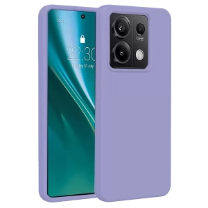 Hubrendy SH Newface Xiaomi Redmi Note 13 Pro 4g Kılıf First Silikon - Lila
