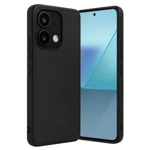 Hubrendy SH Newface Xiaomi Redmi Note 13 Pro 5g Kılıf Aras Deri Kapak - Siyah