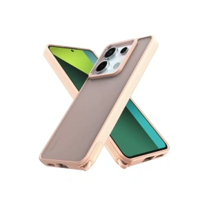 Hubrendy SH Newface Xiaomi Redmi Note 13 Pro 5g Kılıf Elegant Kapak - Pudra