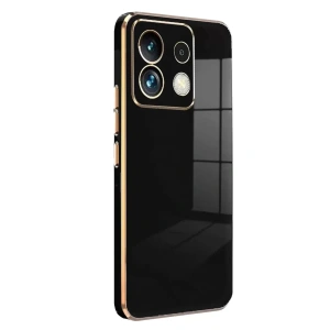 Hubrendy SH Newface Xiaomi Redmi Note 13 Pro 5g Kılıf Volet Silikon - Siyah