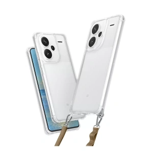 Hubrendy SH Newface Xiaomi Redmi Note 13 Pro Plus Kılıf Penta Silikon Kılıf - Şeffaf