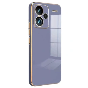 Hubrendy SH Newface Xiaomi Redmi Note 13 Pro Plus Kılıf Volet Silikon - Mavi