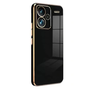 Hubrendy SH Newface Xiaomi Redmi Note 13 Pro Plus Kılıf Volet Silikon - Siyah