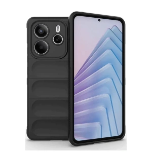 Hubrendy SH Newface Xiaomi Redmi Note 14 4g Kılıf Optimum Silikon - Siyah