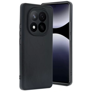 Hubrendy SH Newface Xiaomi Redmi Note 14 Pro 4g Kılıf Aras Deri Kapak - Siyah
