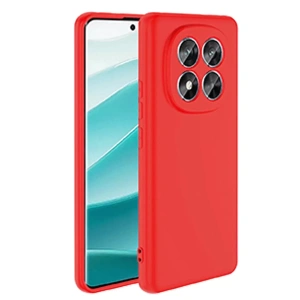 Hubrendy SH Newface Xiaomi Redmi Note 14 Pro 5g Kılıf First Silikon - Kırmızı