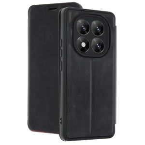 Hubrendy SH Newface Xiaomi Redmi Note 14 Pro 5g Kılıf Flip Cover - Siyah