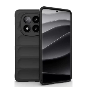 Hubrendy SH Newface Xiaomi Redmi Note 14 Pro 5g Kılıf Optimum Silikon - Siyah