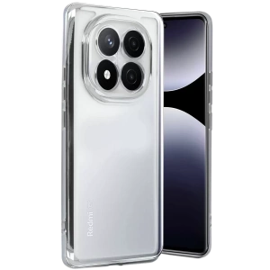 Hubrendy SH Newface Xiaomi Redmi Note 14 Pro Plus Kılıf Razer Lensli Silikon - Gümüş