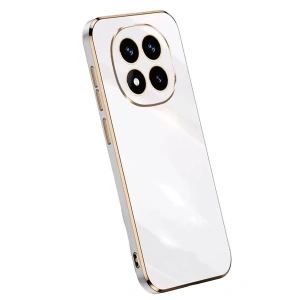 Hubrendy SH Newface Xiaomi Redmi Note 14 Pro Plus Kılıf Volet Silikon - Beyaz