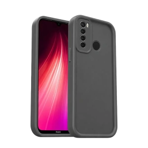 Hubrendy SH Newface Xiaomi Redmi Note 8 Kılıf Viera Silikon - Gri