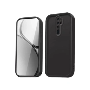 Hubrendy SH Newface Xiaomi Redmi Note 8 Pro Kılıf Viera Silikon - Siyah
