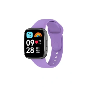Hubrendy SH Newface Xiaomi Redmi Watch 3 Active Klasik Kordon - Lila