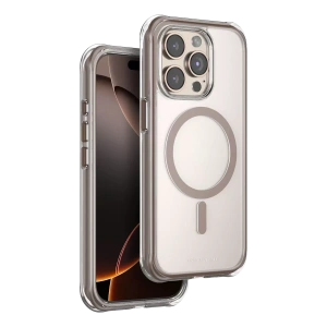 Hubrendy SH Onegif Apple İphone 15 Pro Max Hulk Magsafe Kapak - Çöl Titanyum