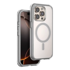 Hubrendy SH Onegif Apple İphone 15 Pro Max Hulk Magsafe Kapak - Titan Gri