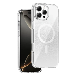 Hubrendy SH Onegif Apple İphone 16 Pro Max Sora Simli Magsafe Kapak - Beyaz