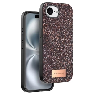 Hubrendy SH Onegif Apple İphone 16e Bright Simli Kapak - Derin Mor