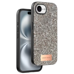 Hubrendy SH Onegif Apple İphone 16e Bright Simli Kapak - Gold