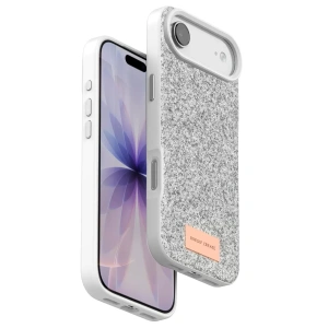 Hubrendy SH Onegif Apple İphone 17 Air Bright Simli Kapak - Beyaz