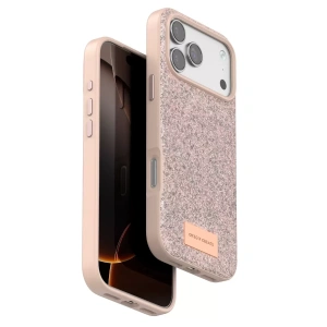 Hubrendy SH Onegif Apple İphone 17 Pro Max Bright Simli Kapak - Pembe