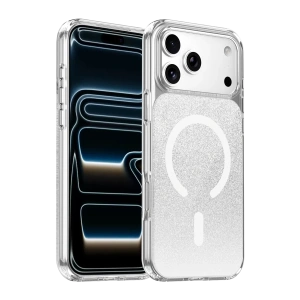 Hubrendy SH Onegif Apple İphone 17 Pro Max Sora Simli Magsafe Kapak - Beyaz