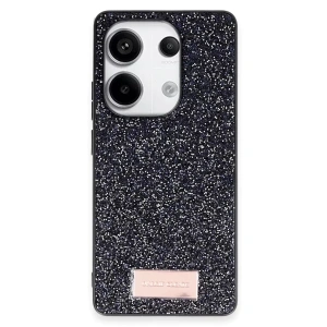 Hubrendy SH Onegif Xiaomi Redmi Note 13 Pro 4g Bright Simli Kapak - Siyah