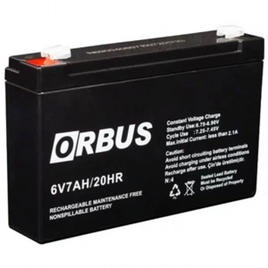 Hubrendy SH Orbus  6 Volt 7 Amper Kuru Akü (150 * 30 * 94 Mm)