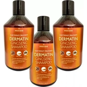 Hubrendy SH Policlear Dermatin Shampoo  Ginsengli 500 Ml X 3 Adet