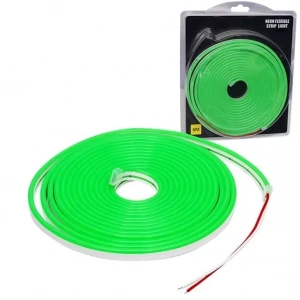 Hubrendy SH Powermaster 12 Volt 5 Metre Silikonlu Yeşil Neon Led Şerit