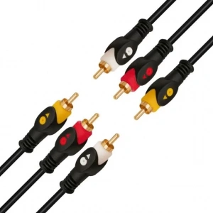 Hubrendy SH Powermaster 1.5 Metre 3rca-3rca Kablo