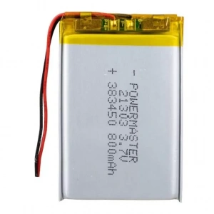 Hubrendy SH Powermaster 383450 3.7 Volt 800 Mah Lityum Polimer Pil