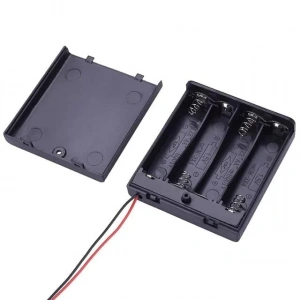 Hubrendy SH Powermaster  4lü Aa Kapaklı Switchli Pil Yuvası (ıc-233f)