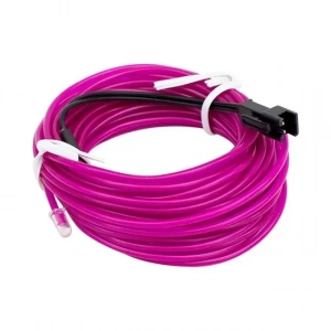 Hubrendy SH Powermaster 5 Metre 5 Volt Usb Adaptörlü Neon Mor İp Aydınlatma Pm-6082