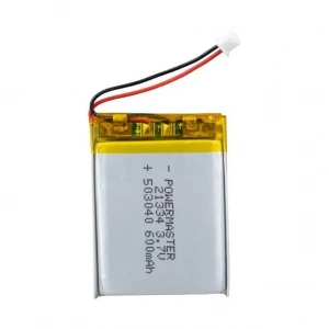 Hubrendy SH Powermaster 503040 3.7 Volt 600 Mah Lityum Polimer Pili