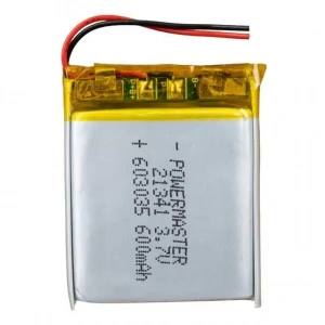 Hubrendy SH Powermaster 603035 3.7 Volt 600 Mah Lityum Polimer Pil