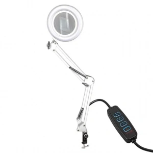 Hubrendy SH Powermaster Pm-2059 - 3 Diopter Masa Üstü Ledli Akrobat Büyüteç