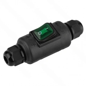 Hubrendy SH Powermaster Pm-26935 Su Geçirmez Siyah Kablo Switch 4 Pin